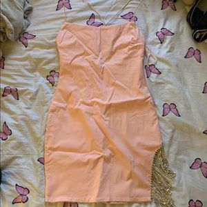 Fashion Nova Pink Sparkly Dress